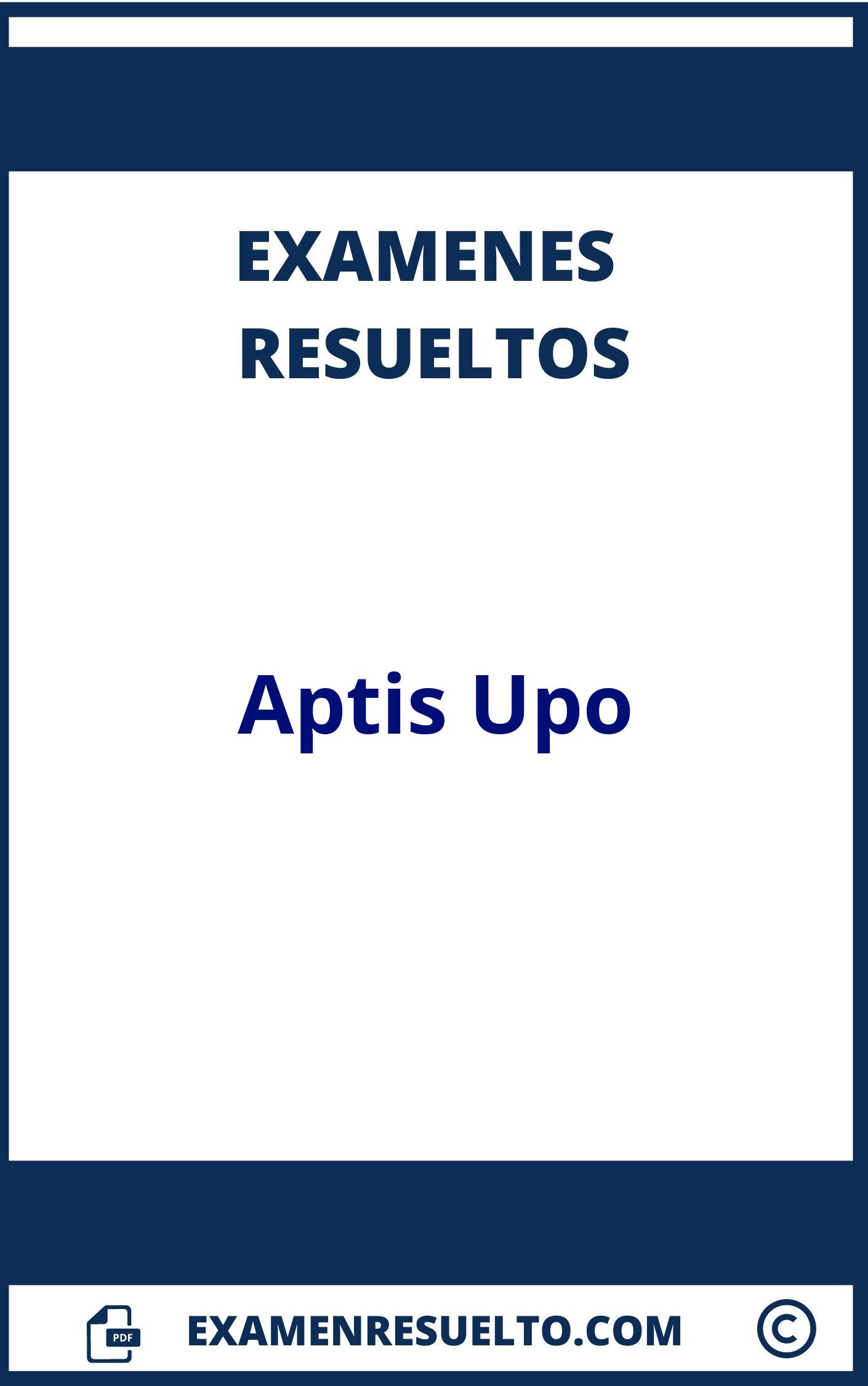 Examen Aptis Upo Resuelto