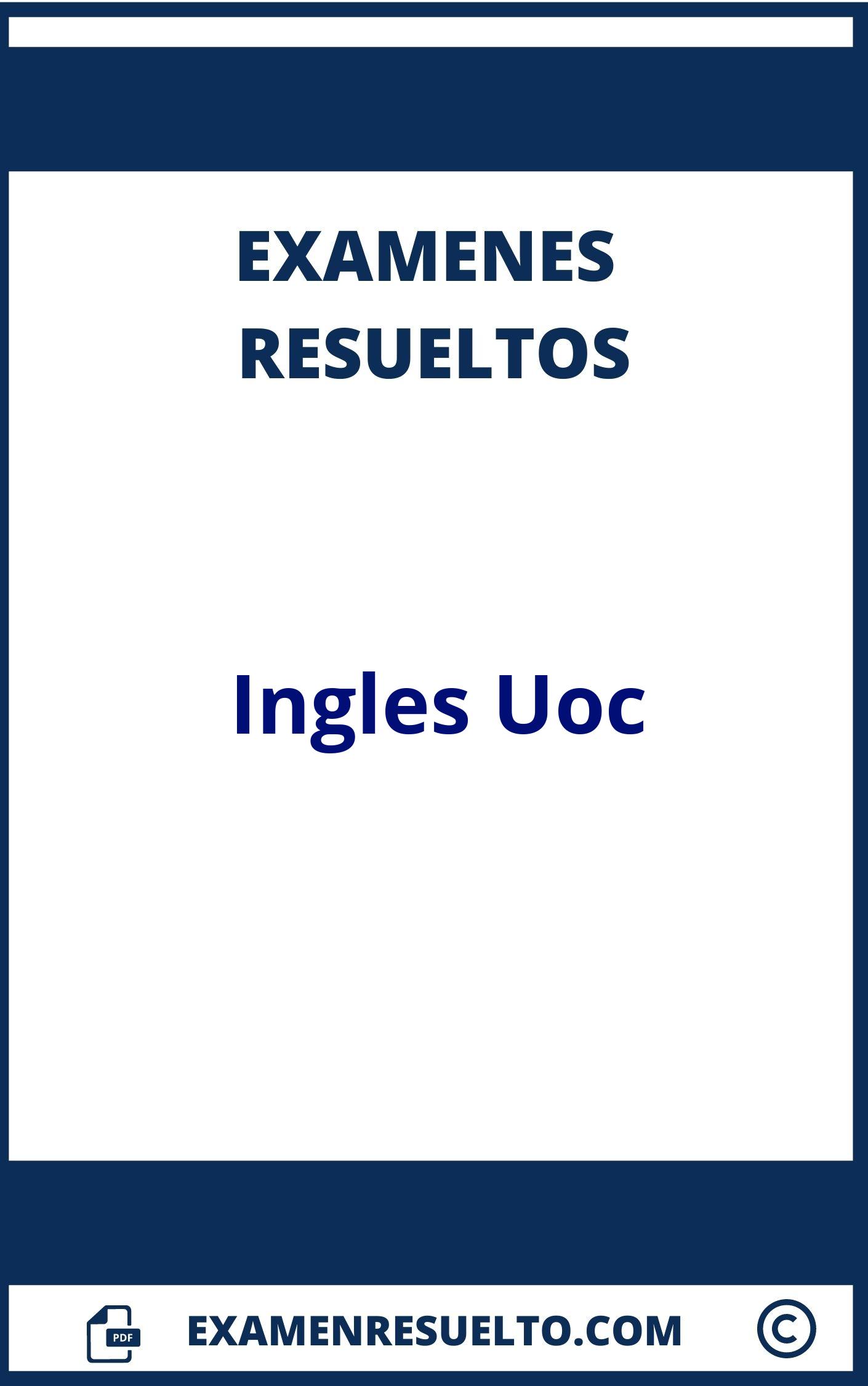 Examen Ingles Uoc Resuelto