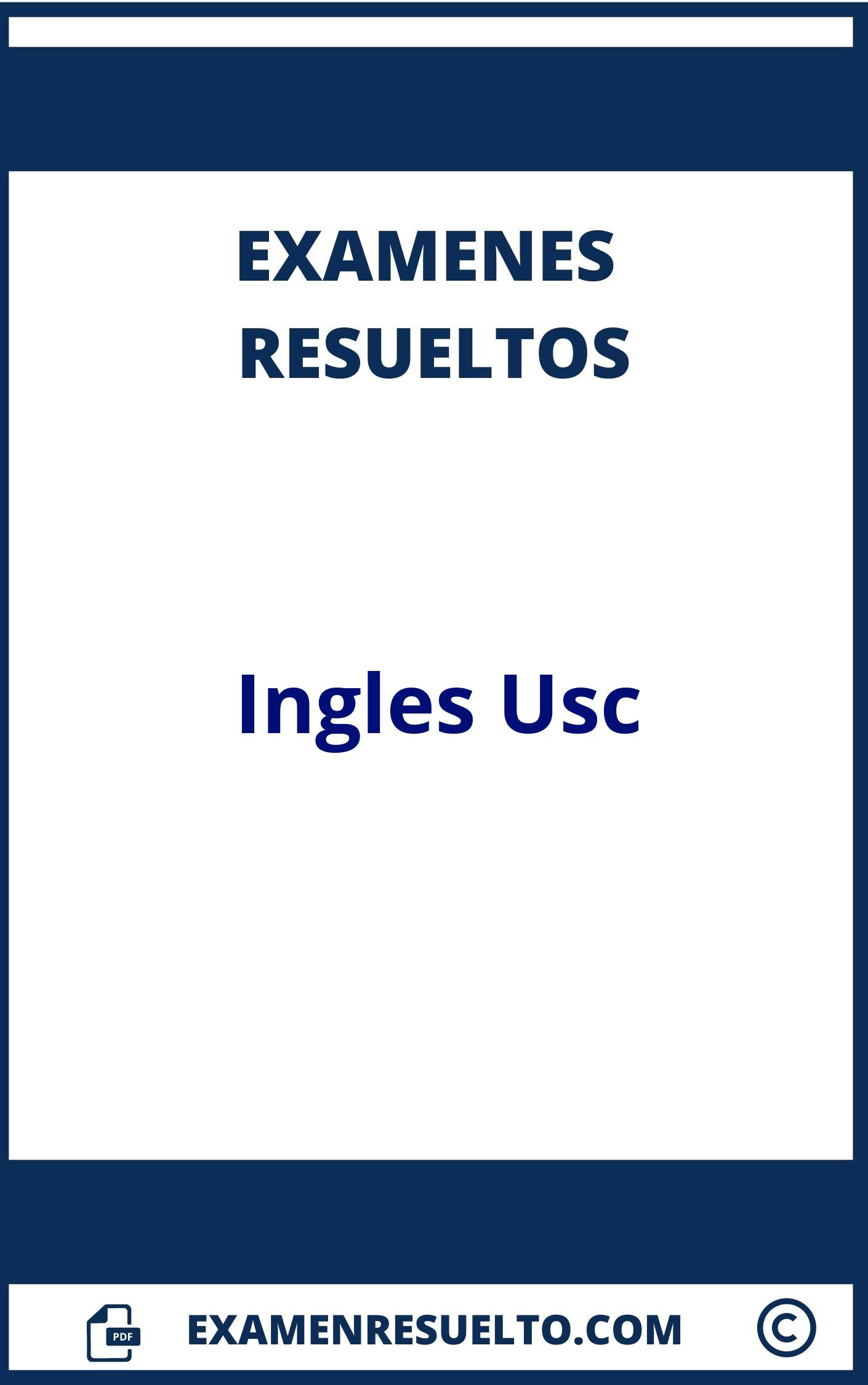 Examen Ingles Usc Resuelto