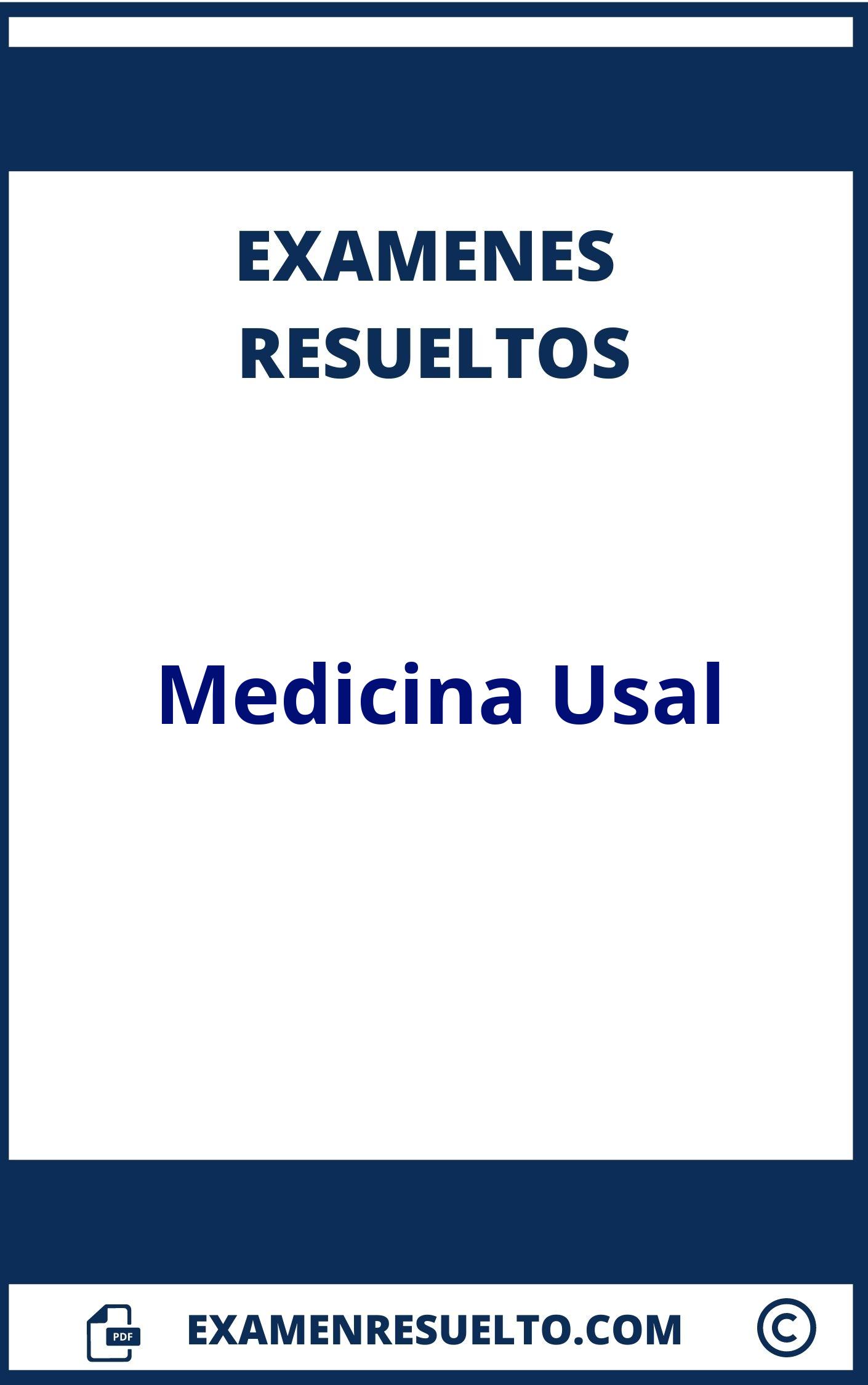 Examenes Medicina Usal Resueltos