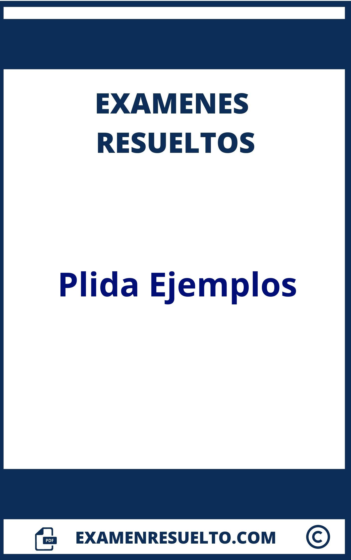 Examenes Plida Ejemplos Resueltos