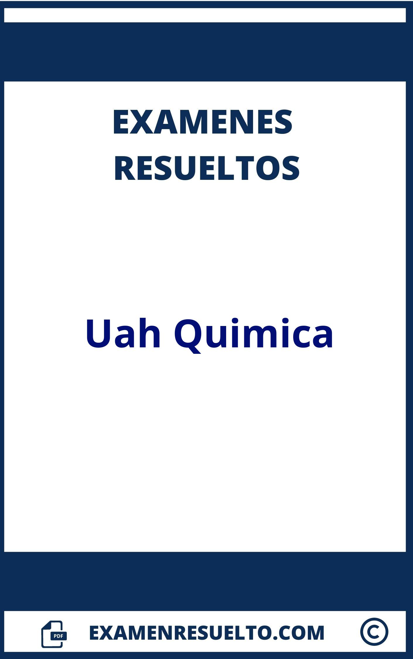 Examenes Uah Quimica Resueltos